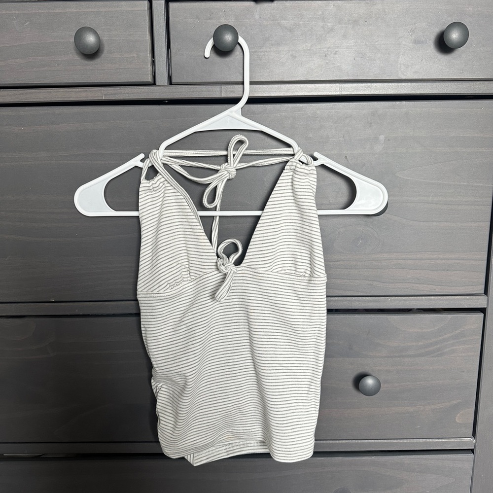 Striped Edikted Halter Top